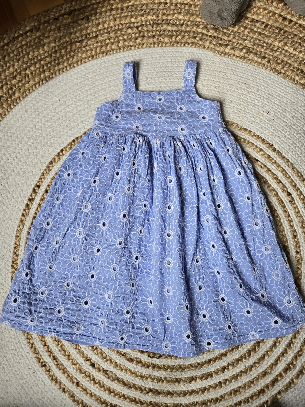 GAP Lavender Eyelet Sundress with Floral Cutwork - Summer